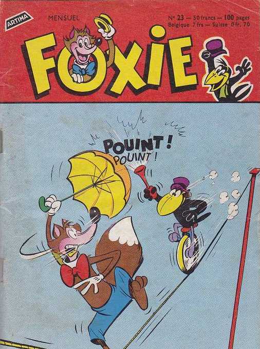 Scan de la Couverture Foxie n 23